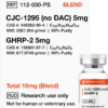 CJC-1295 (No DAC), GHRP-2 10mg (Blend)