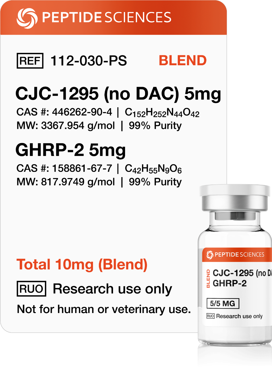 CJC-1295 (No DAC), GHRP-2 10mg (Blend)