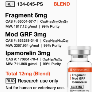 Fragment, Modified GRF, Ipamorelin 12mg (Blend)