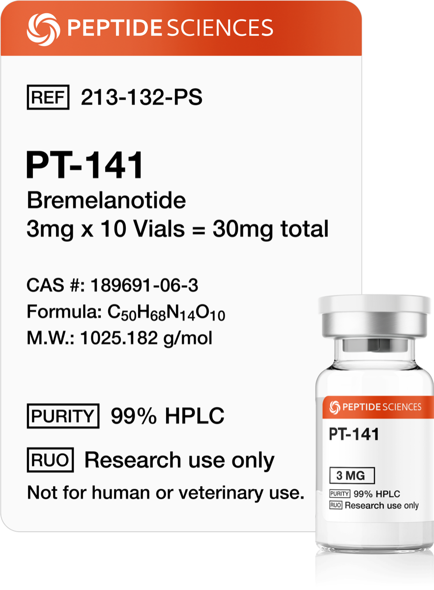 PT-141 (3mg x 10 Vials = 30mg)