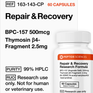 Repair and Recovery (60 Capsules) (Stable BPC-157 Arginate, Thymosin Beta-4 Fragment)
