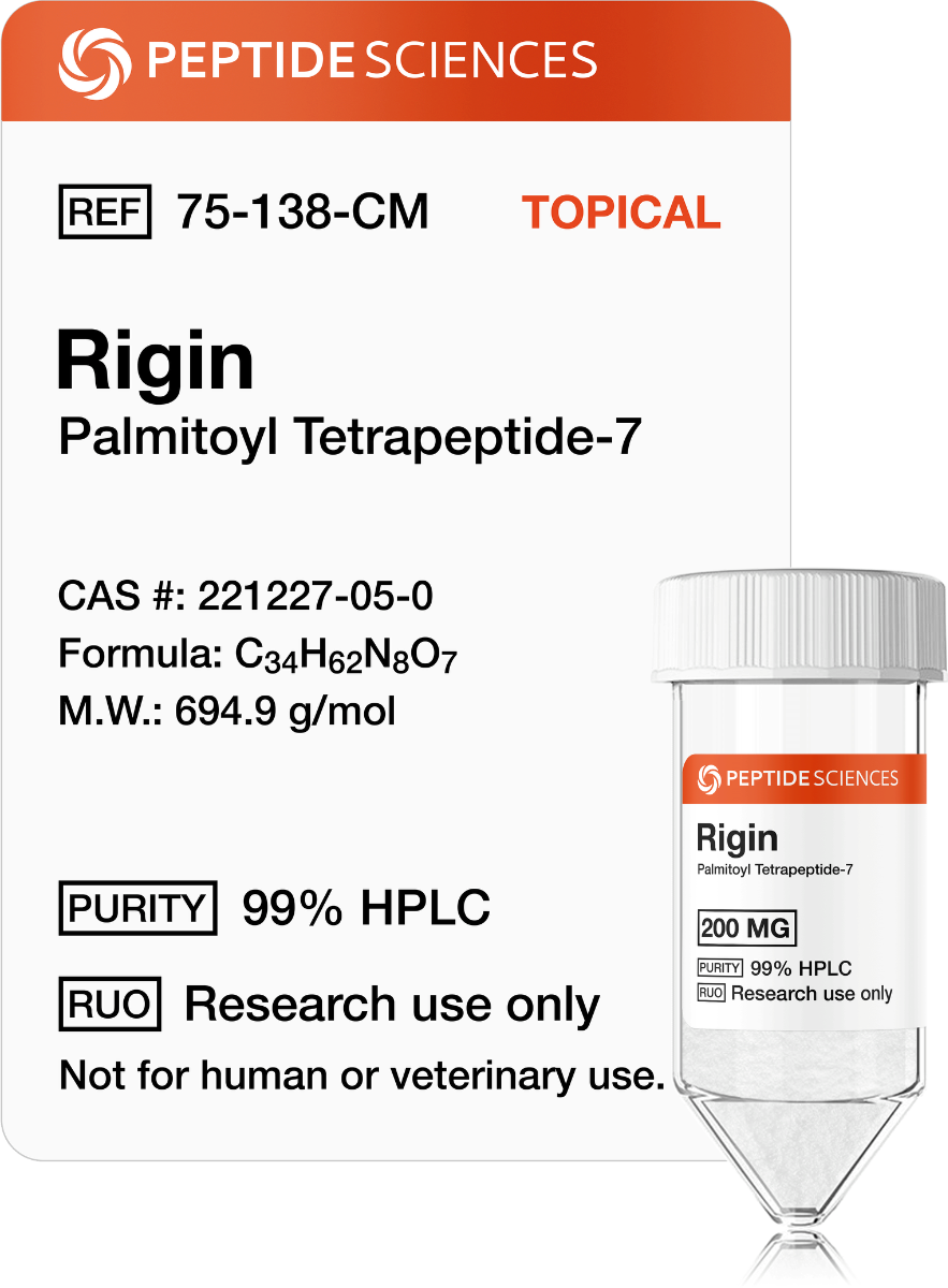 Rigin 200mg (Palmitoyl Tetrapeptide-7) (Topical)